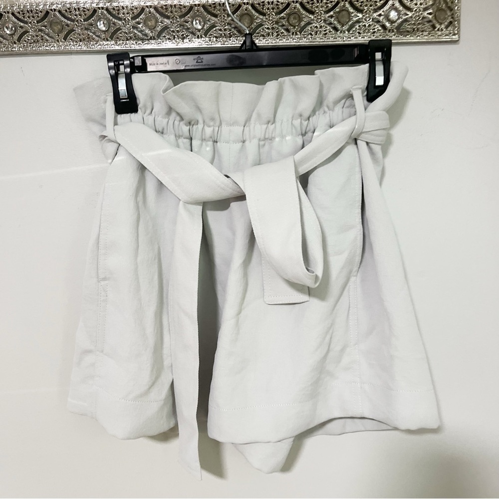 Wilfred Blue Paperbag Waist Shorts Size 6